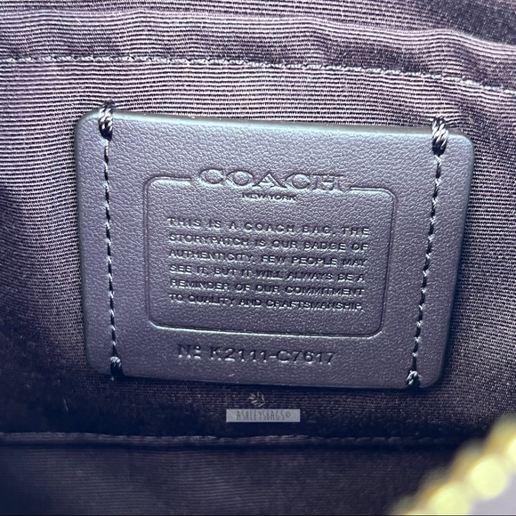 Coach Jes Crossbody In Signature Canvas With Heart Petal Print - Picture 10 of 12